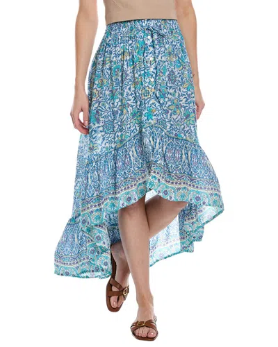 Walker & Wade Walker&wade Barcelona Maxi Skirt In Blue