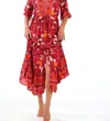 Walker & Wade Carrie Dress In Cherry In Red