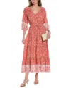 Walker & Wade Carrie Maxi Dress In Orange