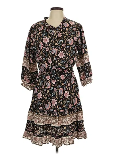 Pre-owned Walker & Wade Casual Dress In Black