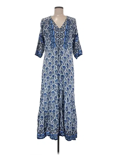 Pre-owned Walker & Wade Casual Dress In Blue