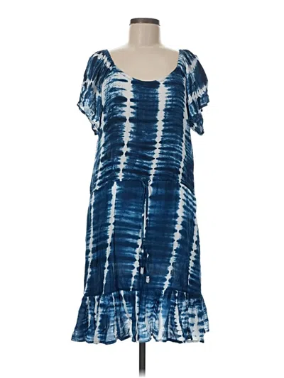 Pre-owned Walker & Wade Casual Dress In Blue
