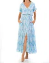 Walker & Wade Christina Dress In Topaz In Blue