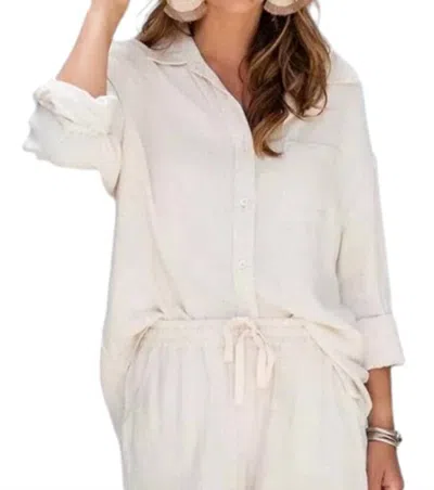 Walker & Wade Cruise Top In Tan In Multi