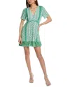 Walker & Wade Dani Mini Dress In Green