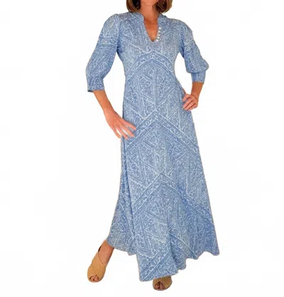 Walker & Wade Daphne Dress In Portugal Blue