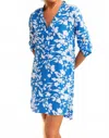 Walker & Wade Day Tripper Dress In Cornfloer Blue In Multi
