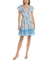 Walker & Wade Walker&wade Demi Mini Dress In Multi