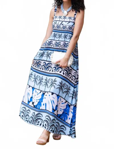 Walker & Wade Giselle Maxi Dress In Blue