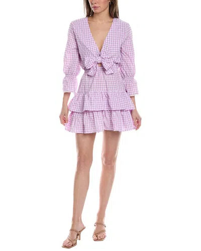 Walker & Wade Hailey Mini Dress In Purple