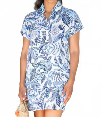 Walker & Wade Janet Dress In Periwinkle Jungle In Blue