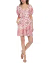Walker & Wade Walker&wade Joanie Dress In Pink