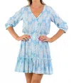Walker & Wade Kelsey Dress In Topaz In Blue