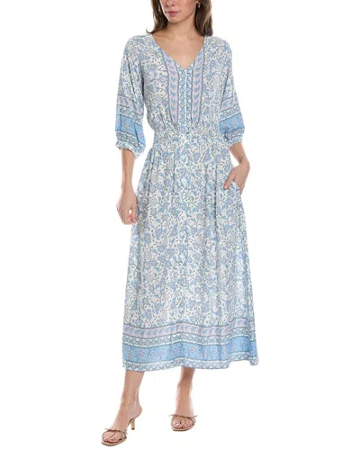 Walker & Wade Kelsey Maxi Dress In Blue