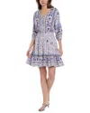 Walker & Wade Kelsey Mini Dress In Multi