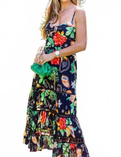 Walker & Wade La Jolla Dress In Black Papaya In Multi