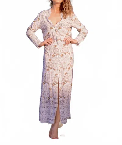 Walker & Wade Mandarin Dress In Sand In Neutral
