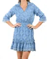 Walker & Wade Mia Dress In Dockside Blue In Blue