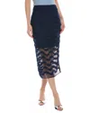 Walker & Wade Walker&wade Moonlight Midi Skirt In Blue