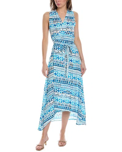 Walker & Wade Mykonos Maxi Dress In Blue