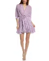Walker & Wade Paloma Mini Dress In Purple