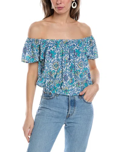 Walker & Wade Salsa Top In Blue