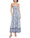 Walker & Wade Surfside Maxi Dress In Blue