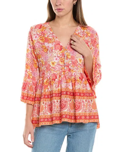 Walker & Wade Sydney Top In Orange