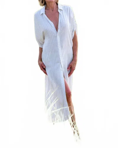 Walker & Wade Tulum Dress In Cotton Stripe In Multi