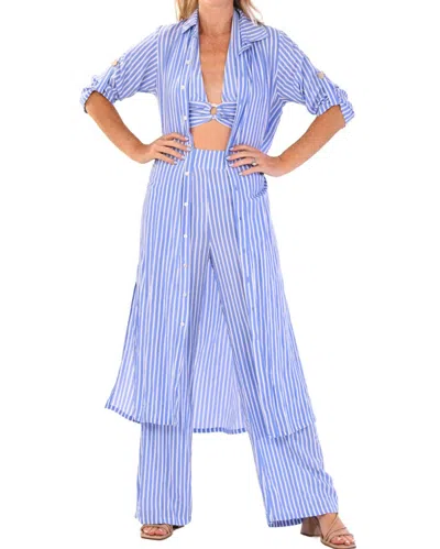 Walker & Wade Women's Tulum Dress In Blue Stripe