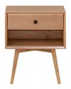 Walker Edison 1-drawer Mid-century Solid Wood Nightstand