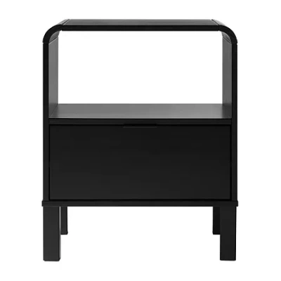 Walker Edison 1-drawer Nightstand In Black