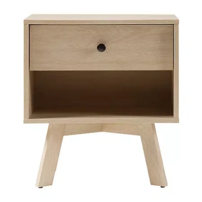 Walker Edison 1-drawer Nightstand In Sand