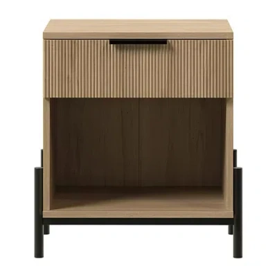 Walker Edison 1-drawer Nightstand In Brown