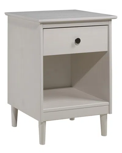 Walker Edison 1-drawer Solid Wood Nightstand