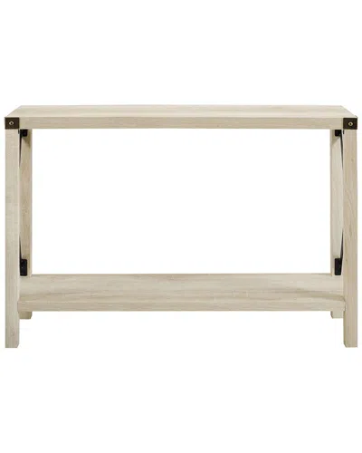 Walker Edison 46in Metal X Entry Table