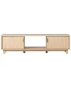 Walker Edison 58in 2-door Tv Stand With Reeded Fronts In Neutral