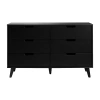 Walker Edison 6-drawer Dresser In Black