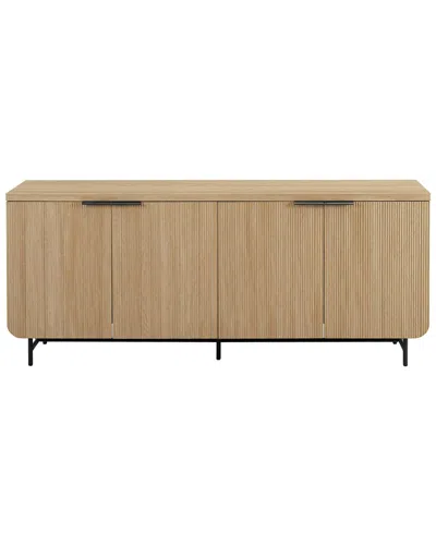 Walker Edison 69in Scandinavian 4-door Sideboard In Neutral