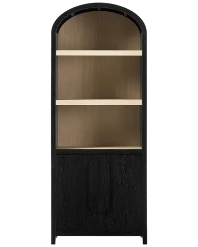 WALKER EDISON WALKER EDISON MODERN 3-SHELF OPEN ARCHED BOOKCASE CABINET