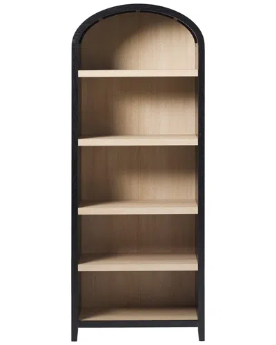 Walker Edison Modern 5-shelf Open Arched Bookshelf In Black