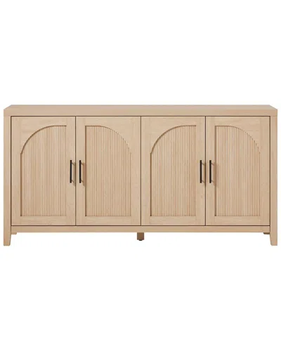 Walker Edison Modern 60in Reeded Sideboard With Arched Doors