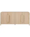 Walker Edison Modern 64in Sideboard With Rounded Edges In Brown