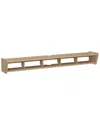 Walker Edison Modern Wall-mounted Floating Tv Stand In Brown
