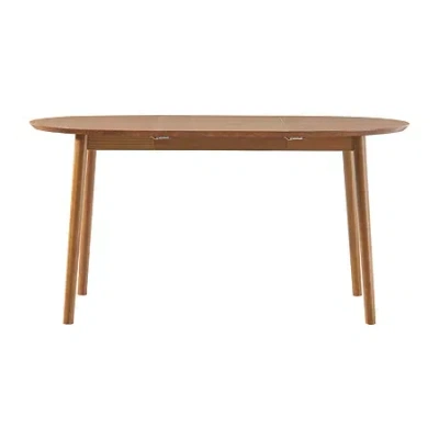 Walker Edison Rectangular Dining Table In Brown