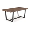 Walker Edison Rectangular Wood-top Dining Table In Brown