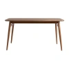 Walker Edison Rectangular Wood-top Dining Table In Brown