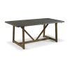 Walker Edison Rectangular Wood-top Dining Table In Gray