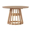 Walker Edison Round Dining Table In Sand