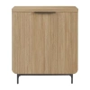 Walker Edison Modern Scandi Fluted-door Storage Console In Brown